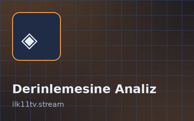Derinlemesine analiz — taktik diziliş ve istatistik değerlendirmesi
